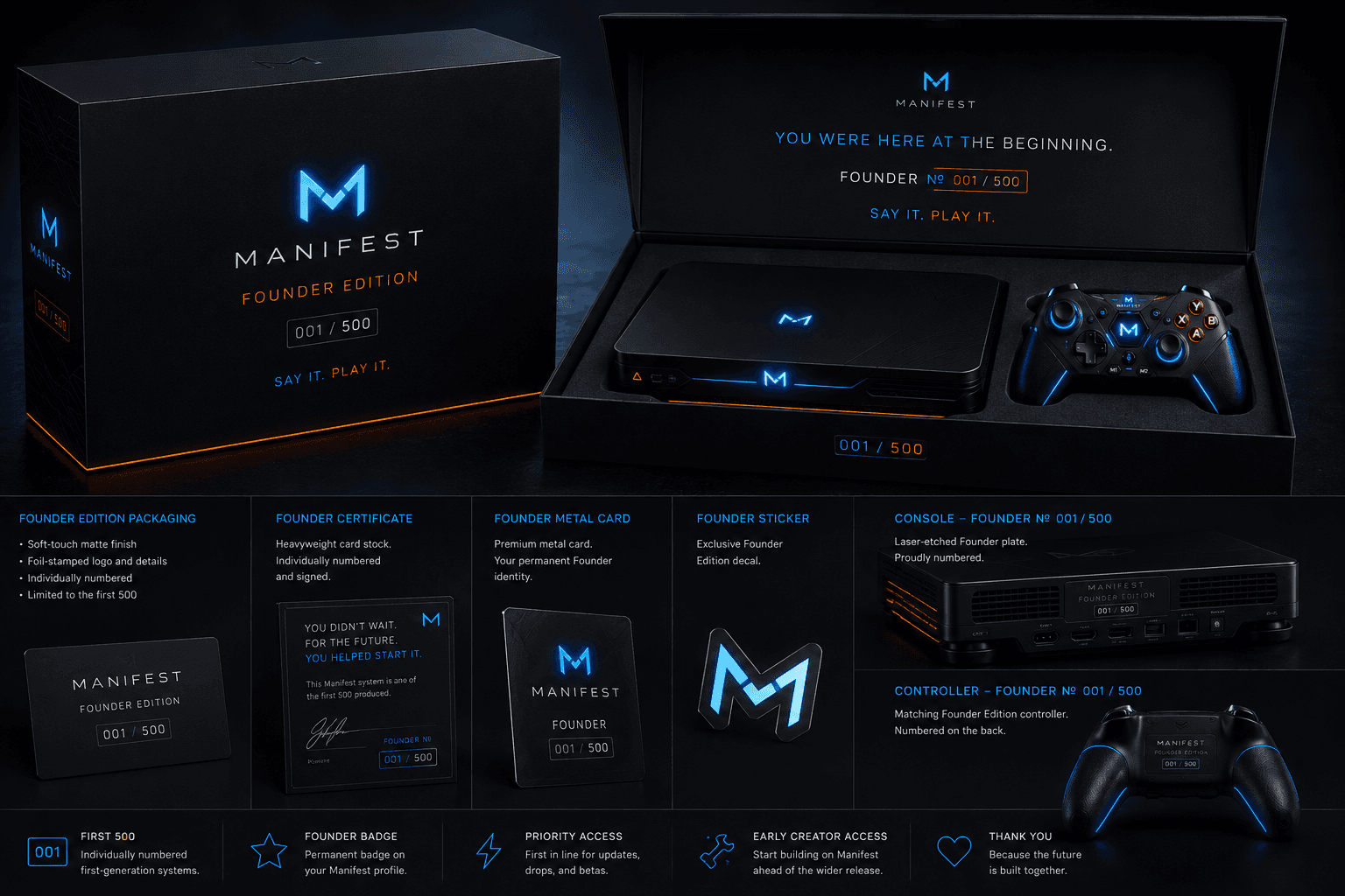 Manifest Founder Edition render